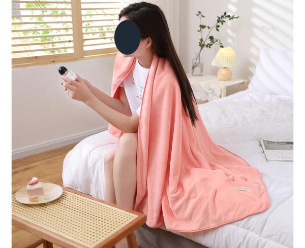 360Home elegantes Duschtuch Handtuch schön einfarbig Badetuch Drei